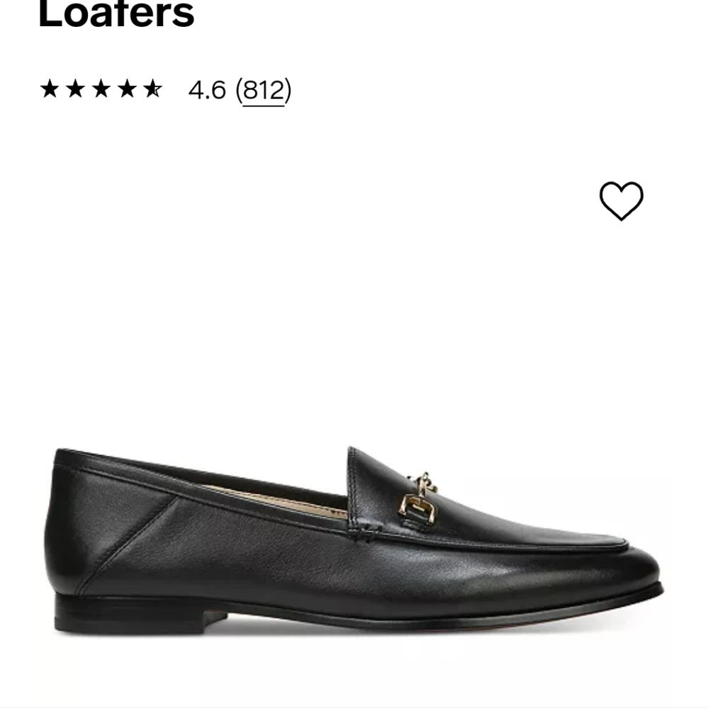 BRAND NEW! Sam Edelman Black Loafer size 8.5 - Picture 2 of 5